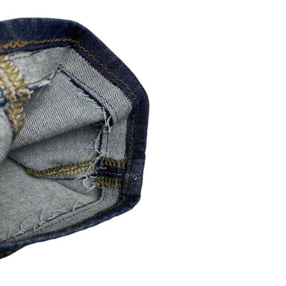 BRAX Cadiz Mens Blue Dark Wash Stretch Straight Fit Denim Jeans Estimate 32 X 30 - Picture 3 of 15